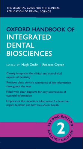 Oxford Handbook Of Integrated Dental Biosciences 2nd Edition Hugh Devlin