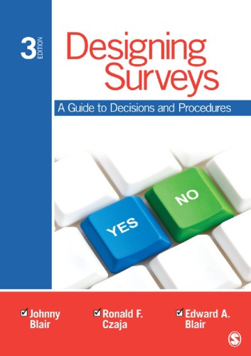 Designing Surveys Johnny Blair Jr Ronald F Czaja Edward Blair
