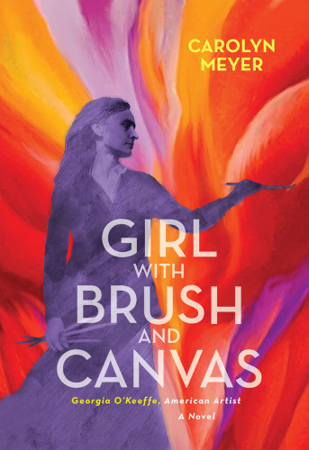 Girl With Brush And Canvas Georgia Okeefe American Artist Meyer Carolyn