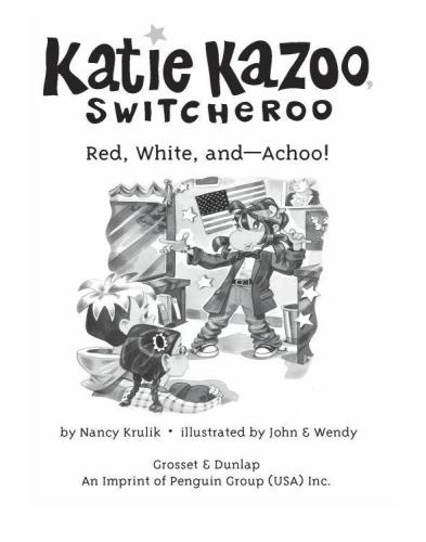 Red White And Achoo Krulik Nancy