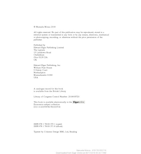 Monopoly Power And Competition The Italian Marginalist Perspective Manuela Mosca