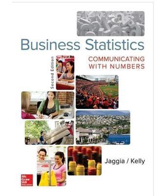 Business Statistics Communicating With Numbers 2nd Sanjiv Jaggia Alison Kelly