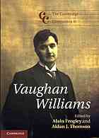 The Cambridge Companion To Vaughan Williams Frogley Alain