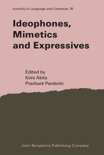 Ideophones Mimetics And Expressives Kimi Akita Prashant Pardeshi