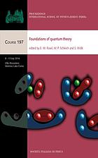 Foundations Of Quantum Theory International School Of Physics Enrico Fermi Em Rasel