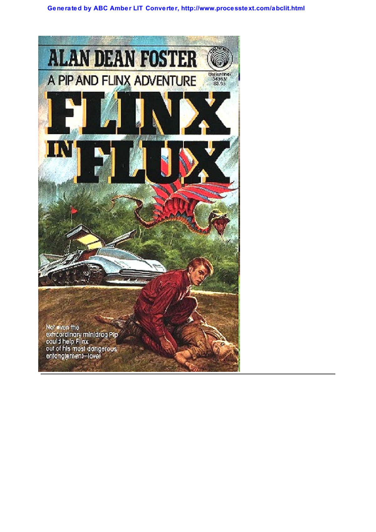 Flinx In Flux Foster Alan Dean