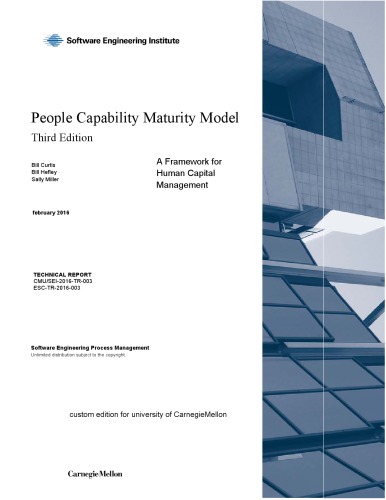 People Capability Maturity Model A Framework For Human Capital Management 3rd Edition Bill Curtis