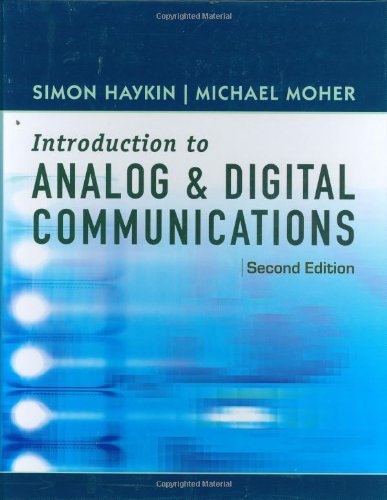 Introduction To Analog And Digital Communications 2nd Simon S Haykin