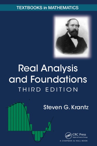 Real Analysis And Foundations 3rd Edition 3rd Edition Steven G Krantz