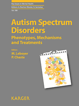 Autism Spectrum Disorders Phenotypes Mechanisms And Treatments Marion Leboyer