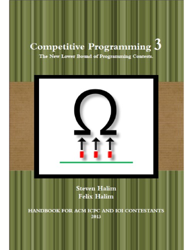 Competitive Programming 3 The New Lower Bound Of Programming Contests 3rd Steven Halim