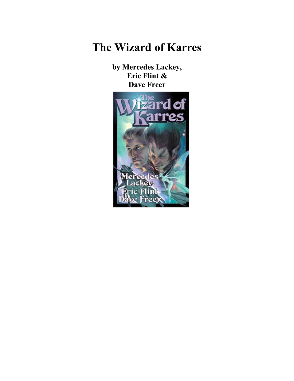 The Wizard Of Karres Lackey Mercedes Flint Eric
