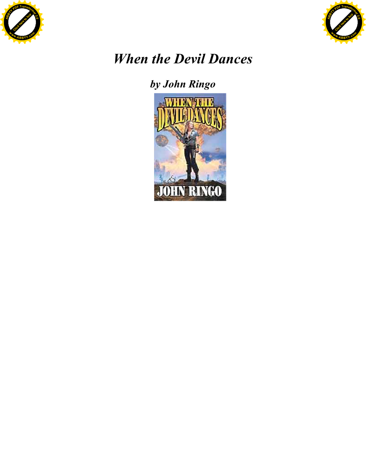 When The Devil Dances Ringo John
