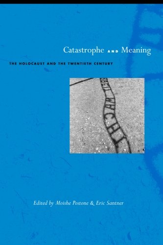 Catastrophe And Meaning The Holocaust And The Twentieth Century Moishe Postone