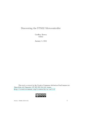 Discovering The Stm32 Microcontroller Geoffrey Brown