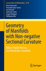 Geometry Of Manifolds With Nonnegative Sectional Curvature Editors Rafael Herrera Luis Hernndezlamoneda 1st Edition Owen Dearricott