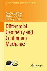Differential Geometry And Continuum Mechanics 1st Edition Guiqiang G Chen