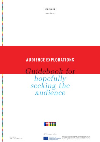 Audience Explorations Guidebook For Hopefully Seeking The Audience Goran Tomka