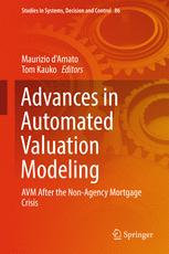 Advances In Automated Valuation Modeling Avm After The Nonagency Mortgage Crisis 1st Edition Maurizio Damato