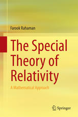 The Special Theory Of Relativity A Mathematical Approach 1st Edition Farook Rahaman Auth