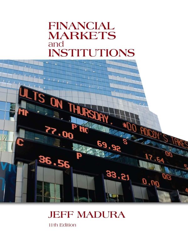 Financial Markets And Institutions 11th Edition Jeff Madura