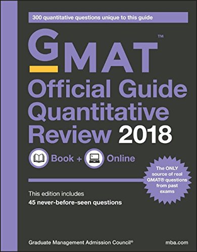 Gmat Official Guide Quantitative Review 2018 2nd Edition Gmac Graduate Management Admission Council