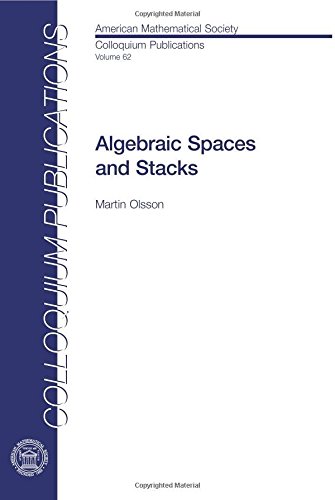 Algebraic Spaces And Stacks Martin Olsson