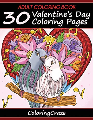 Valentines Day Adult Coloring Book Adult Coloring Books Illustrators Alliance