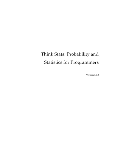 Thinkstats 1160 Allen B Downey