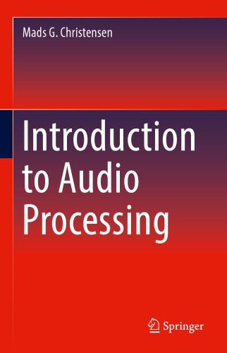 Introduction To Audio Processing Mads G Christensen