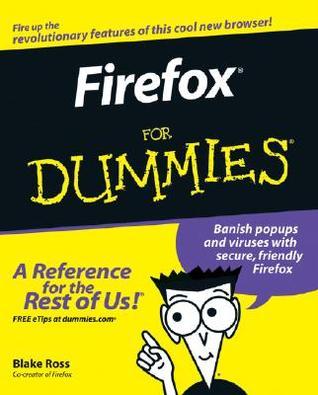 Firefox For Dummies Paperback Blake Ross