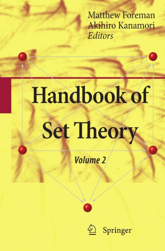 Handbook Of Set Theory 1st Edition Matthew Foreman Akihiro Kanamori Authors Editors