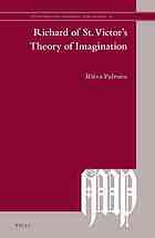 Richard Of St Victors Theory Of Imagination Ritva Palmn