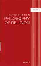 Oxford Studies In Philosophy Of Religion Vol3 Jonathan L Kvanvig Editor