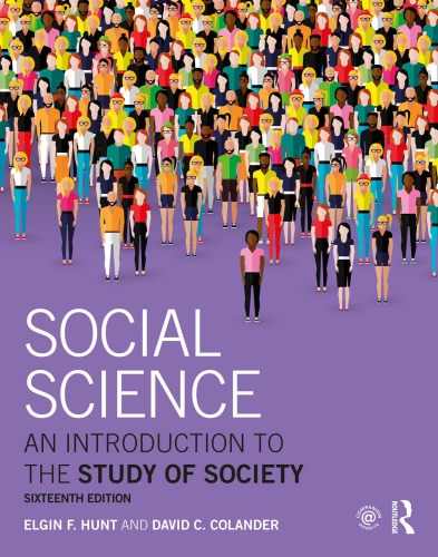 Social Science An Introduction To The Study Of Society 2017th Edition Elgin F Hunt
