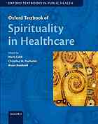 Oxford Textbook Of Spirituality In Healthcare Cobb Mark Puchalski