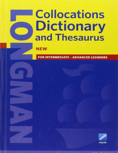 Longman Collocations Dictionary And Thesaurus 5th Edition Michael Mayor