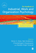 The Handbook Of Industrial Work Organizational Psychology Volume 2 Organizational Psychology 1st Edition Ones Ds