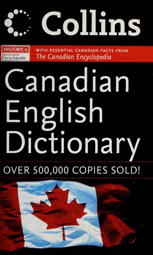 Collins Canadian English Dictionary Fraser Sutherland Jennifer Baird