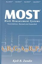 Most Work Measurement Systems Third Edition Kjell B Zandin