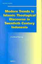 Modern Trends In Islamic Theological Discourse In 20th Century Indonesia A Critical Study Hardcover Fauzan Saleh
