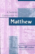 A Feminist Companion To Matthew Amyjill Levine Marianne Blickenstaff
