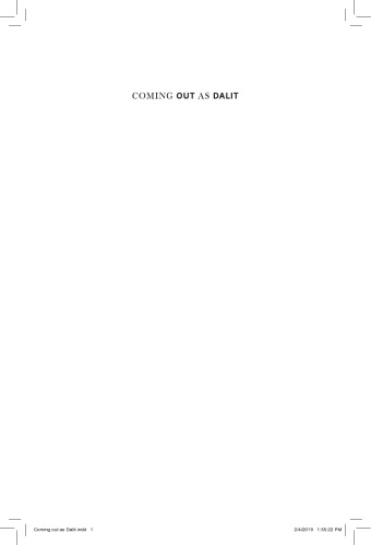 Coming Out As Dalit Yashica Dutt