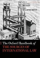 The Oxford Handbook Of The Sources Of International Law Aspremont