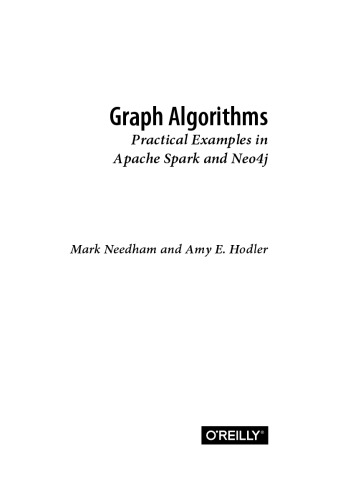 Graph Algorithms Practical Examples In Apache Spark And Neo4j Mark Needham