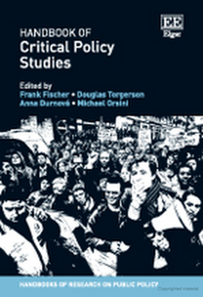 Handbook Of Critical Policy Studies Frank Fischer Douglas Torgerson