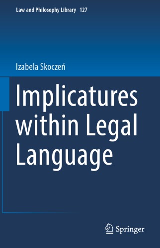 Implicatures Within Legal Language Izabela Skocze
