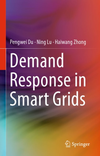 Demand Response In Smart Grids 1st Ed 2019 Du
