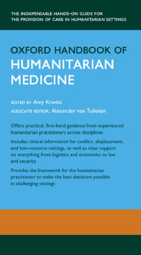 Oxford Handbook Of Humanitarian Medicine 1st Edition Amy Kravitz