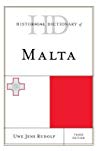 Historical Dictionary Of Malta Uwe Jens Rudolf